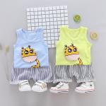 ha431 เสื้อกล้าม+กางเกง size 80-110 4ตัวต่อแพ็ค