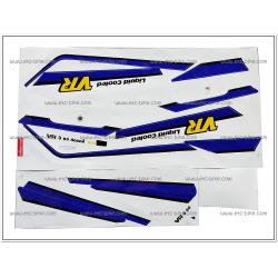 สติ๊กเกอร์ VR ปี 90 ติดรถสีแดง