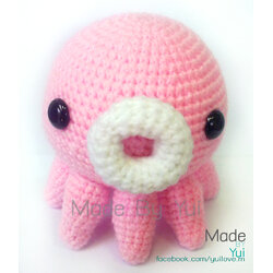 ตุ๊กตาถักไหมพรมปลาหมึก squid,octopus