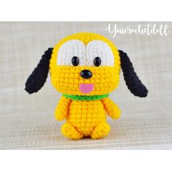 ตุ๊กตาถักโครเชต์ พลูโต Pluto