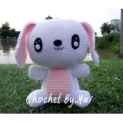 ตุ๊กตาถักไหมพรมกระต่ายวิ้งกี้บันนี่ Wingy Bunny