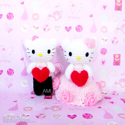 ตุ๊กตาแต่งงาน คิตตี้เลิฟ เลิฟ 5 นิ้ว Kitty Wedding Love Love 5 inch