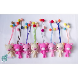 พวงห้อยกระเป๋าหมูพิงค์กี้