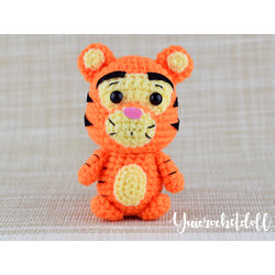 ตุ๊กตาถักโครเชต์ ทิกเกอร์ Tigger