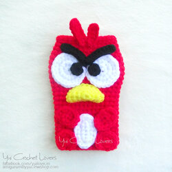 ซองใส่โทรศัพท์มือถือไหมพรม แองกี้เบิร์ด