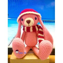 ตุ๊กตาถักไหมพรมกระต่ายหูยาว Rabbit