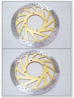 จานดีสเบรคหน้าเดิม KR-R, SERPICO-SS (4 รู)