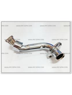 คอท่อหน้า RC80, RC100 ชุบ