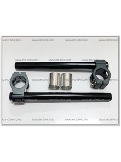 แฮนด์จับโช๊คมิเนียม งาน CNC ขนาด 31mm. สีดำ