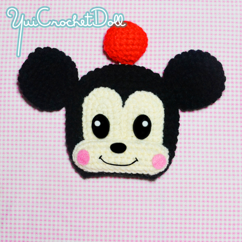 แพทเทิร์นที่ครอบพวงกุญแจ Crochet Key cover Pattern
