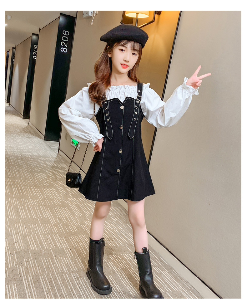 dr4505 เสื้อ+เดรส เด็กโต 3 ตัวต่อแพ็ค 110-160 (เลือกไซส์ได้ให้ครบแพ็ค)
