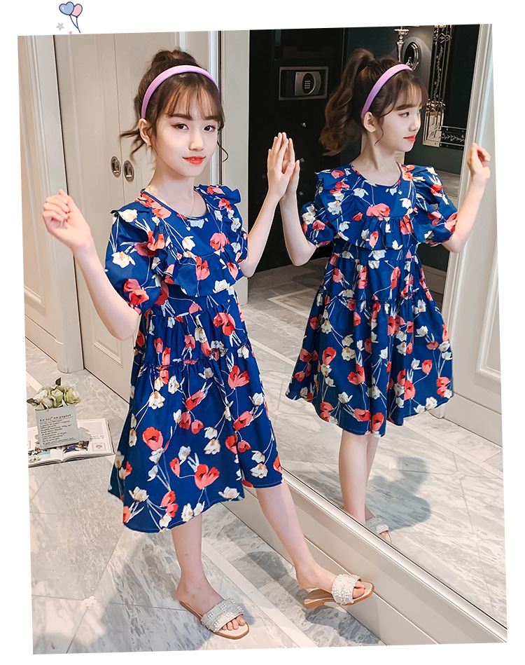 dr4877 เดรส เด็กโต 3 ตัวต่อแพ็ค 110-160 (เลือกไซส์ได้ให้ครบแพ็ค)