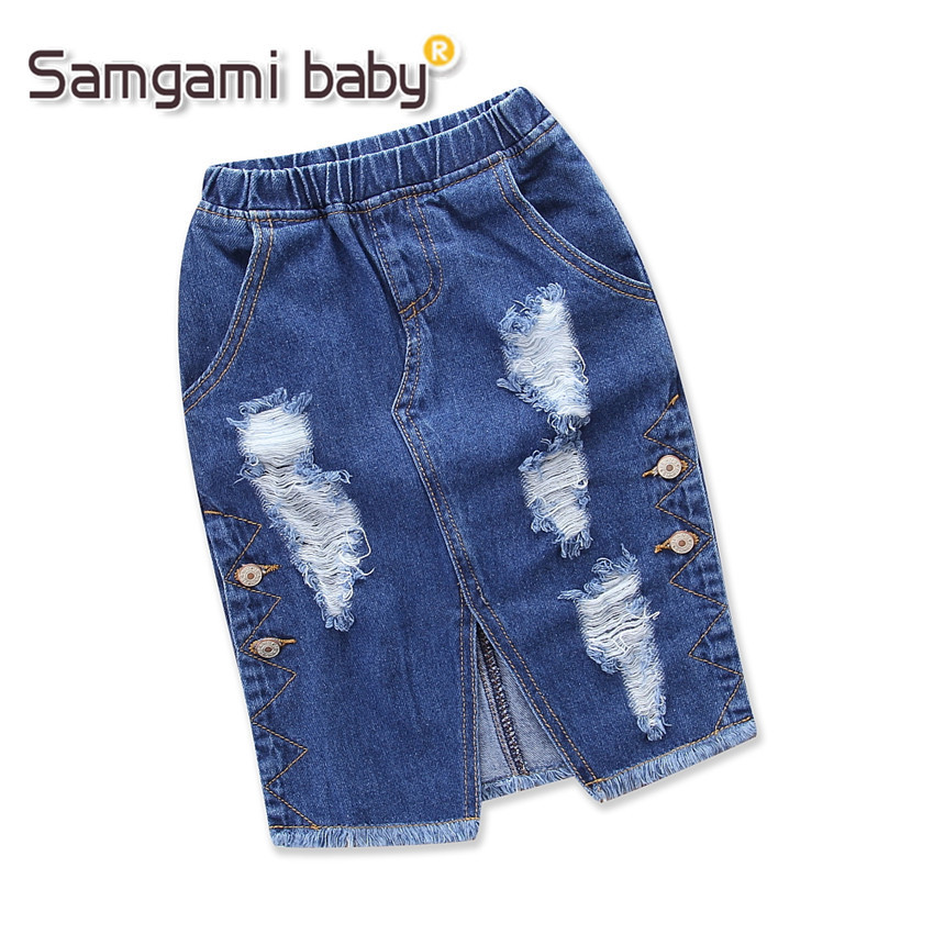 si48 กระโปรงยีนส์ size 80-120 5ตัวต่อแพ็ค