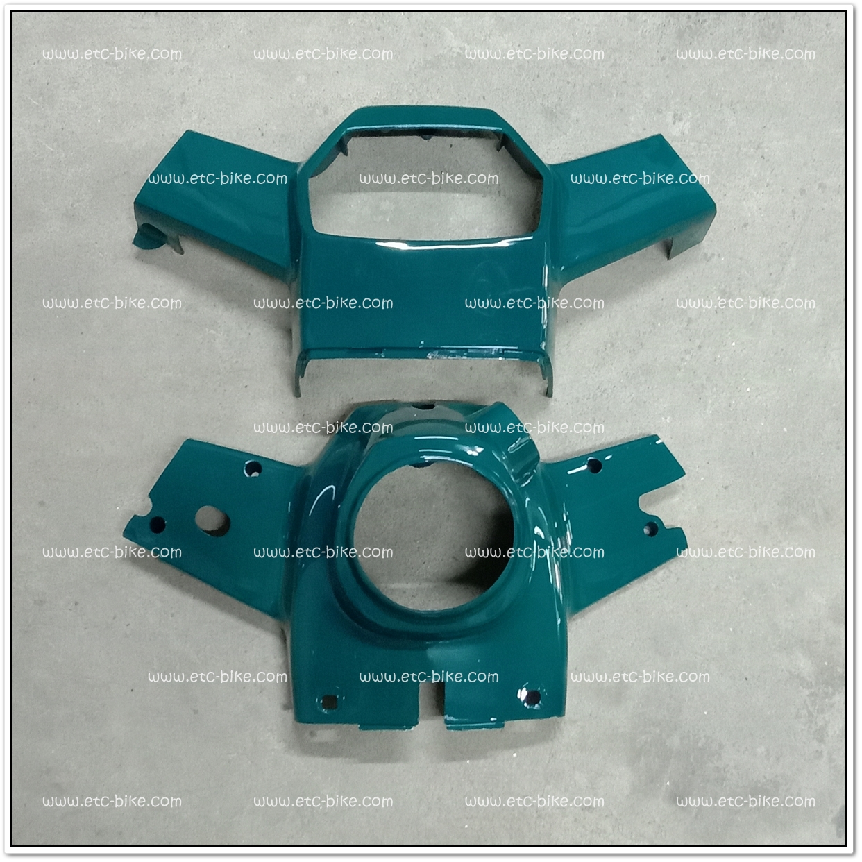 หน้ากาก บน-ล่าง RC100 สีเขียวหยก