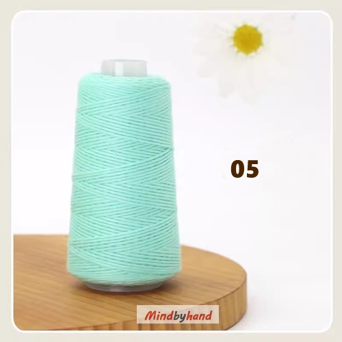 ไหมฝ้ายธรรมชาติ 05 light green