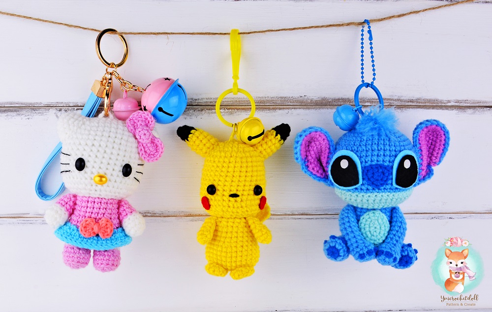 ตุ๊กตาถักโครเชต์ มินนี่เม้าส์ Minnie Mouse