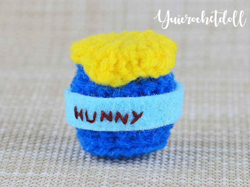 ตุ๊กตาถักโครเชต์ หมีพูห์ Pooh