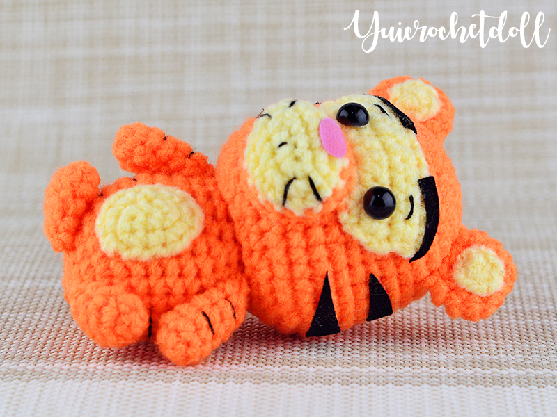 ตุ๊กตาถักโครเชต์ ทิกเกอร์ Tigger