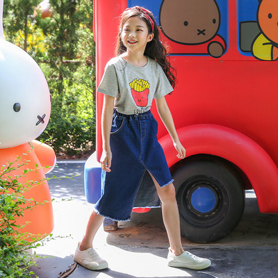 mu91 กระโปรงยีนส์ เด็กโต size 150-170 3 ตัวต่อแพ็ค **เลือกไซส์ได้**