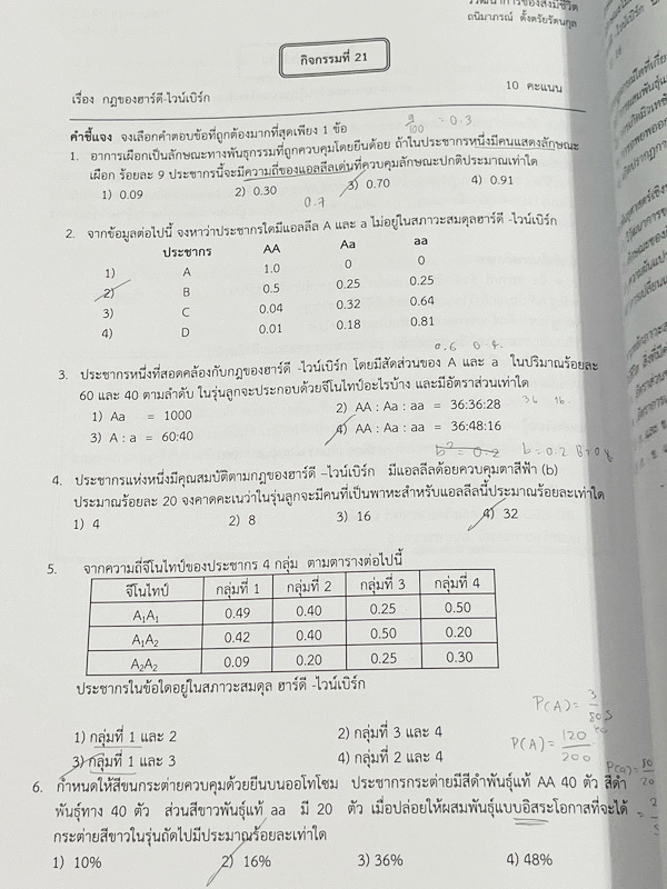►หนังสือเรียนโรงเรียนเตรียมอุดม◄ เอกสารประกอบการเรียนรายวิชาวิทยาศาสตร์ ชีววิทยา6 ระดับชั้น ม.6 จัดทำโดยกลุ่มสาระการเรียนรู้วิทยาศาสตร์ มีสรุปเนื้อหาและโจทย์แบบทดสอบ โจทย์เข้มข้น จดบางหน้า ไม่มีเฉลย หนังสือเล่มหนาใหญ่