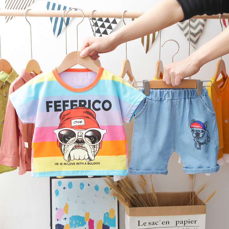ha1281 เสื้อ+กางเกง size 80-110 จำนวน 4 ตัวต่อแพ็ค