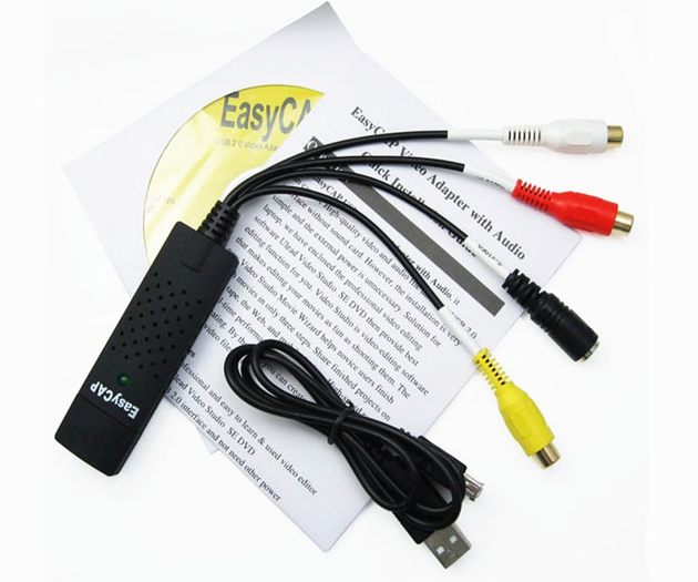 เครื่องบันทึกภาพและเสียง ผ่าน USB ( Easy cap )
