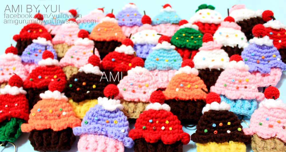 ที่ครอบพวงกุญแจ คัพเค้ก CUPCAKE