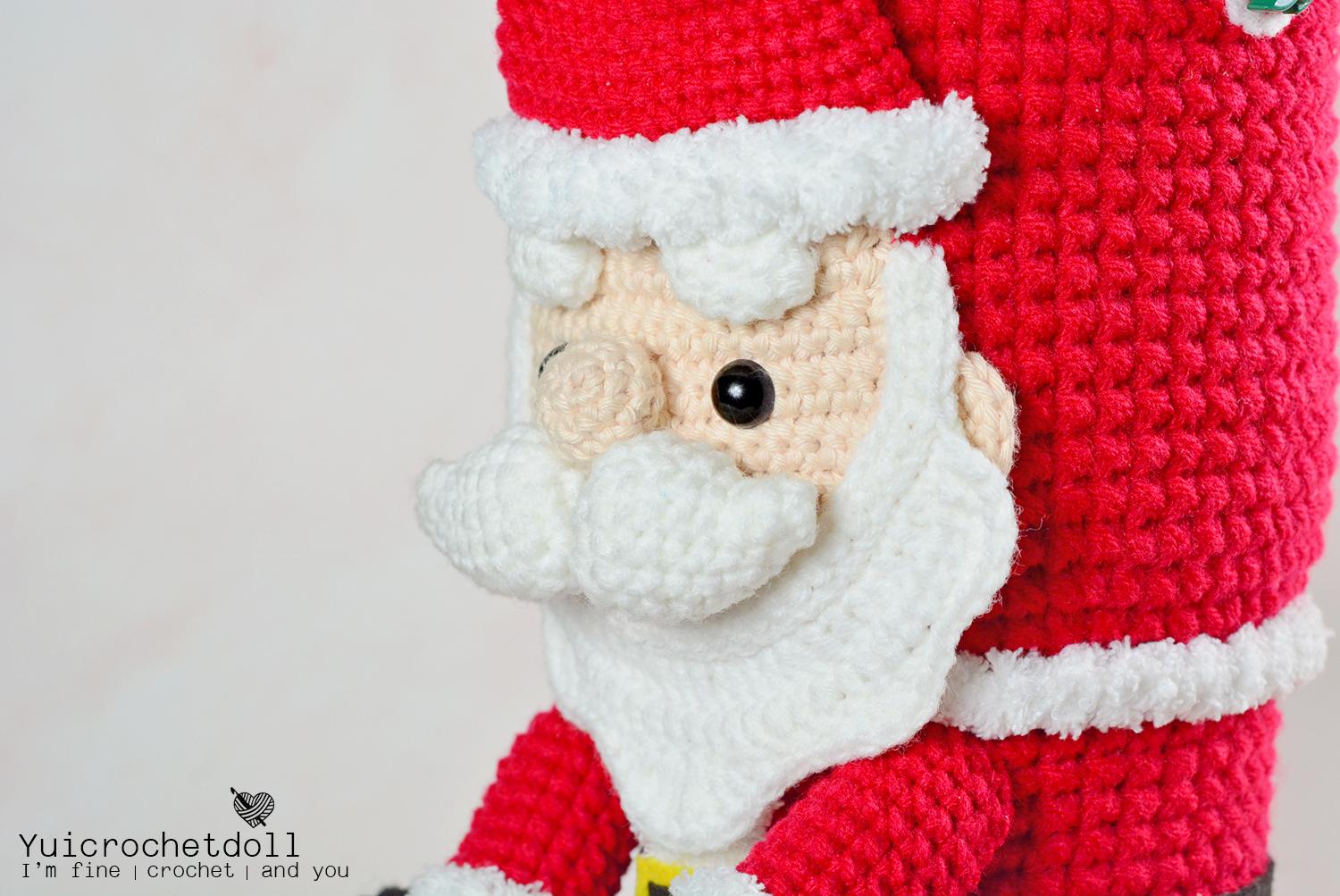 แพทเทิร์นถุงใส่แก้วเยติซานตาครอส ขนาด 30 ออนซ์ Yeti Cozy Cup Crochet pattern 30OZ. (ﾉ´ヮ`)ﾉ*: ･ﾟ