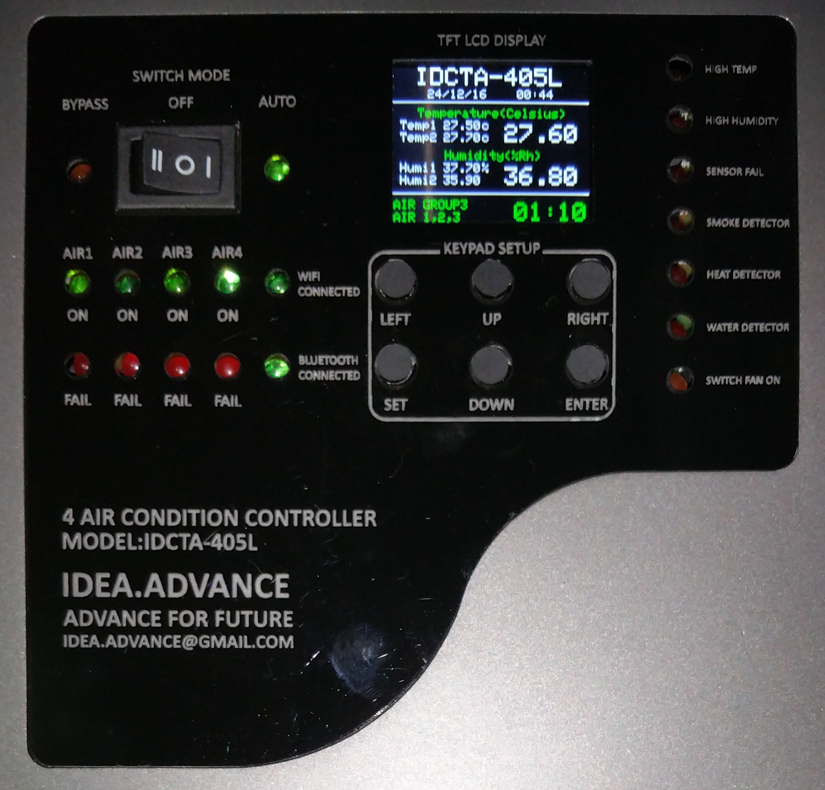 4 AIR CONDITION CONTROLLER / เครื่องควบคุมเครื่องปรับอากาศ (รวม Temp&Humid Sensor 2ตัว)