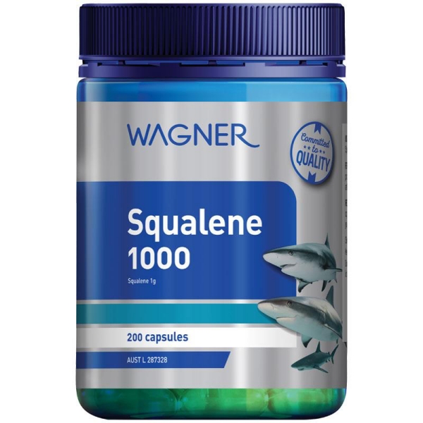 พร้อมส่งฟรี น้ำมันตับปลาฉลาม Wagner Squalene 1000 mg