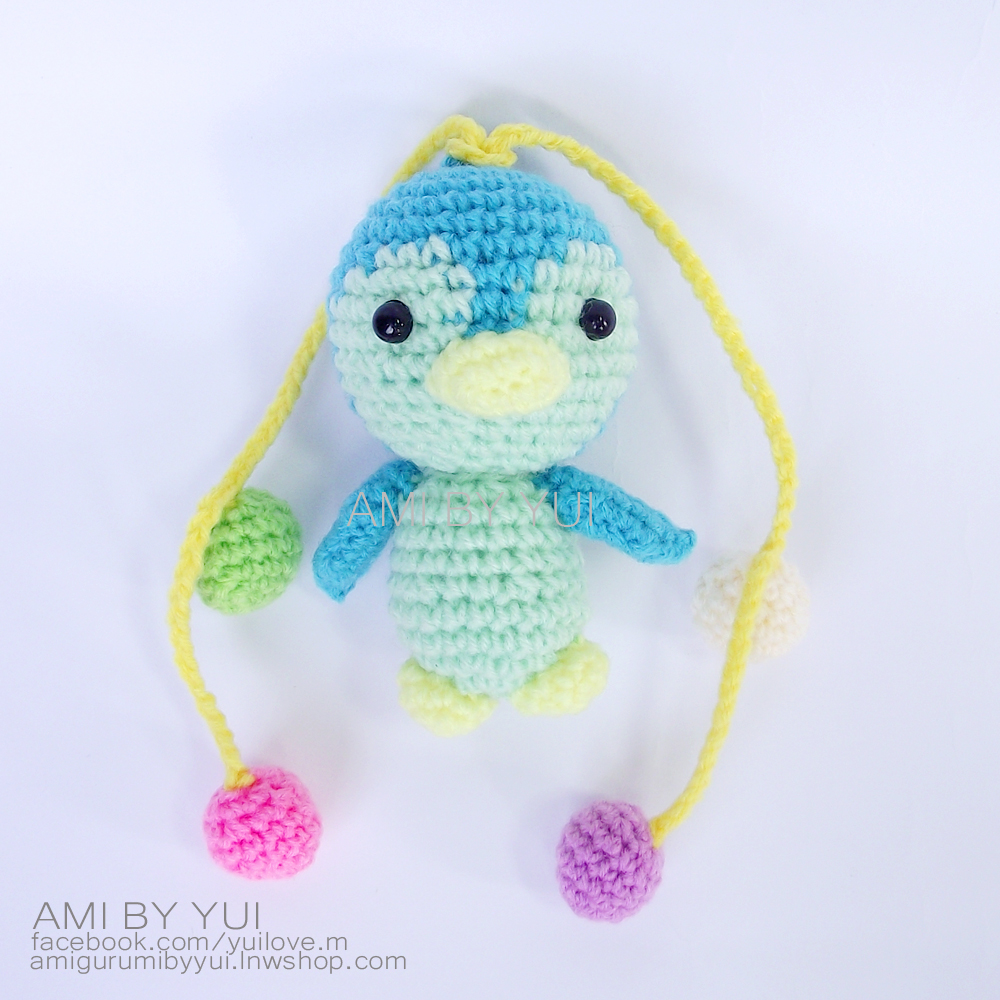 พวงห้อยกระเป๋าเพนกวิน Colorful