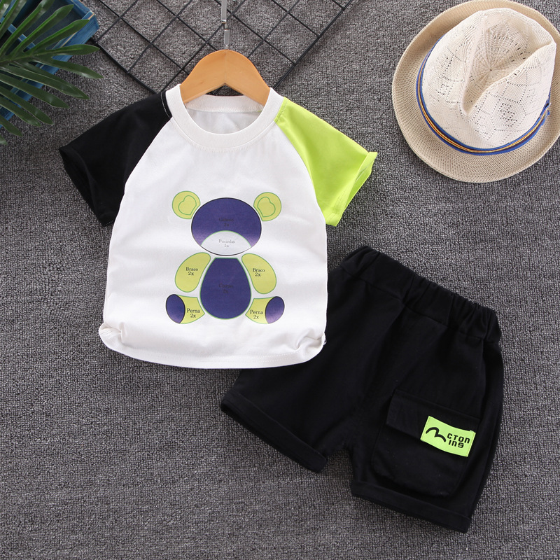 ha1594 เสื้อ+กางเกง size 80-110 จำนวน 4 ตัวต่อแพ็ค