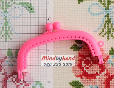 ปากกระเป๋าปิ๊กแป๊กพลาสติก ขนาด 3.5 นิ้ว