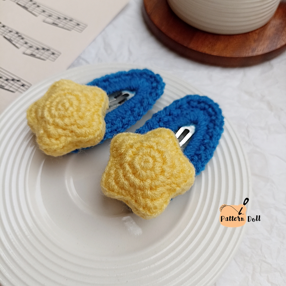 E-book ส่งทาง e-mail แพทเทิร์นกิ๊บติดผมโครเชต์ ชุดที่ 1