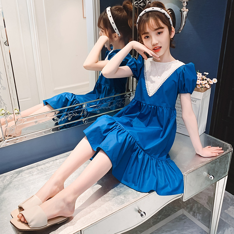 dr4876 เดรส เด็กโต 3 ตัวต่อแพ็ค 110-160 (เลือกไซส์ได้ให้ครบแพ็ค)