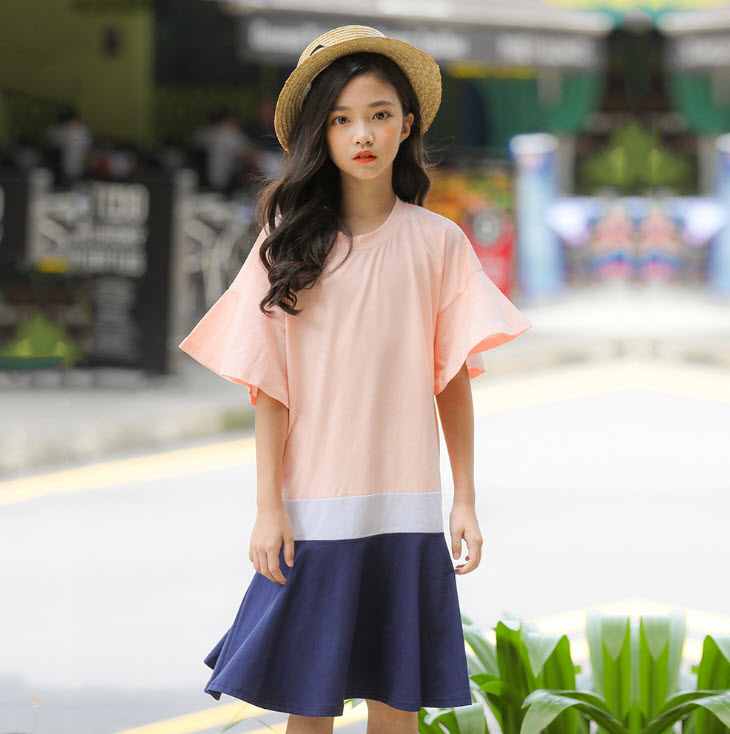 mu547 เดรส 3 ตัวต่อแพ็ค เด็กโต size 120-170 (เลือกให้ครบแพ็ค) **สินค้าลดราคาจากโรงงาน จนกว่าสินค้าจะหมด**