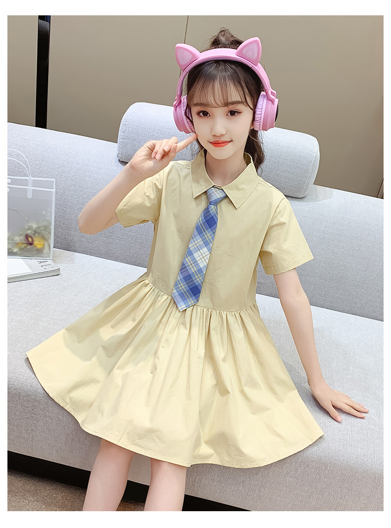 dr4988 เดรส เด็กโต 3 ตัวต่อแพ็ค 110-160 (เลือกไซส์ได้ให้ครบแพ็ค)