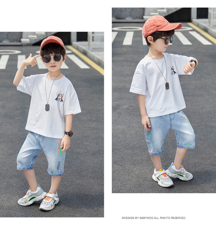 pa405 เสื้อ+กางเกงยีนส์ 110-130 จำนวน3 ตัวต่อแพ็ค (เลือกไซส์ได้ให้ครบแพ็ค)