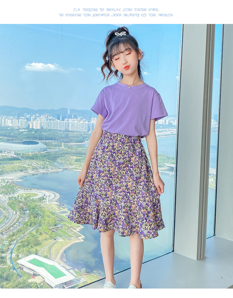 dr5177 เสื้อ+กระโปรง เด็กโต 3 ตัวต่อแพ็ค 110-160 (เลือกไซส์ได้ให้ครบแพ็ค)