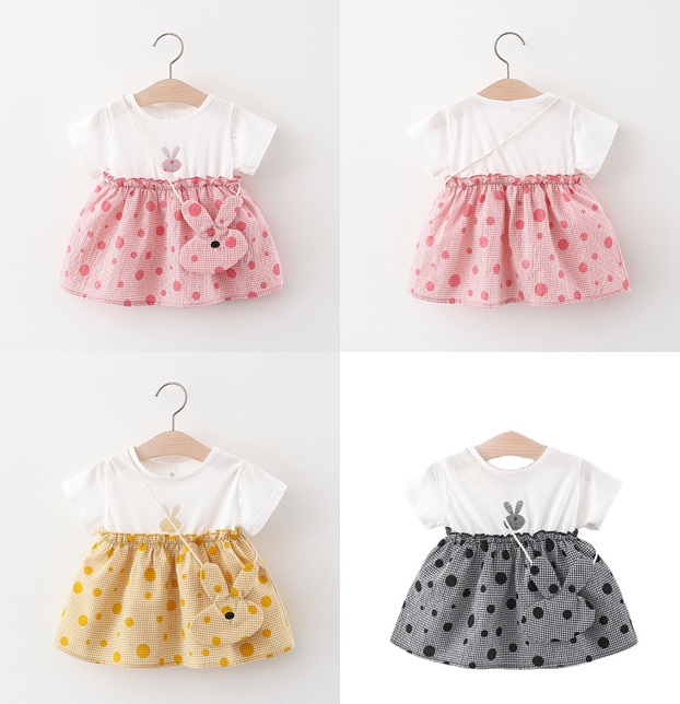 my2832 เดรส+กระเป๋า size 73-110 จำนวน 5ตัว ต่อแพ็ค