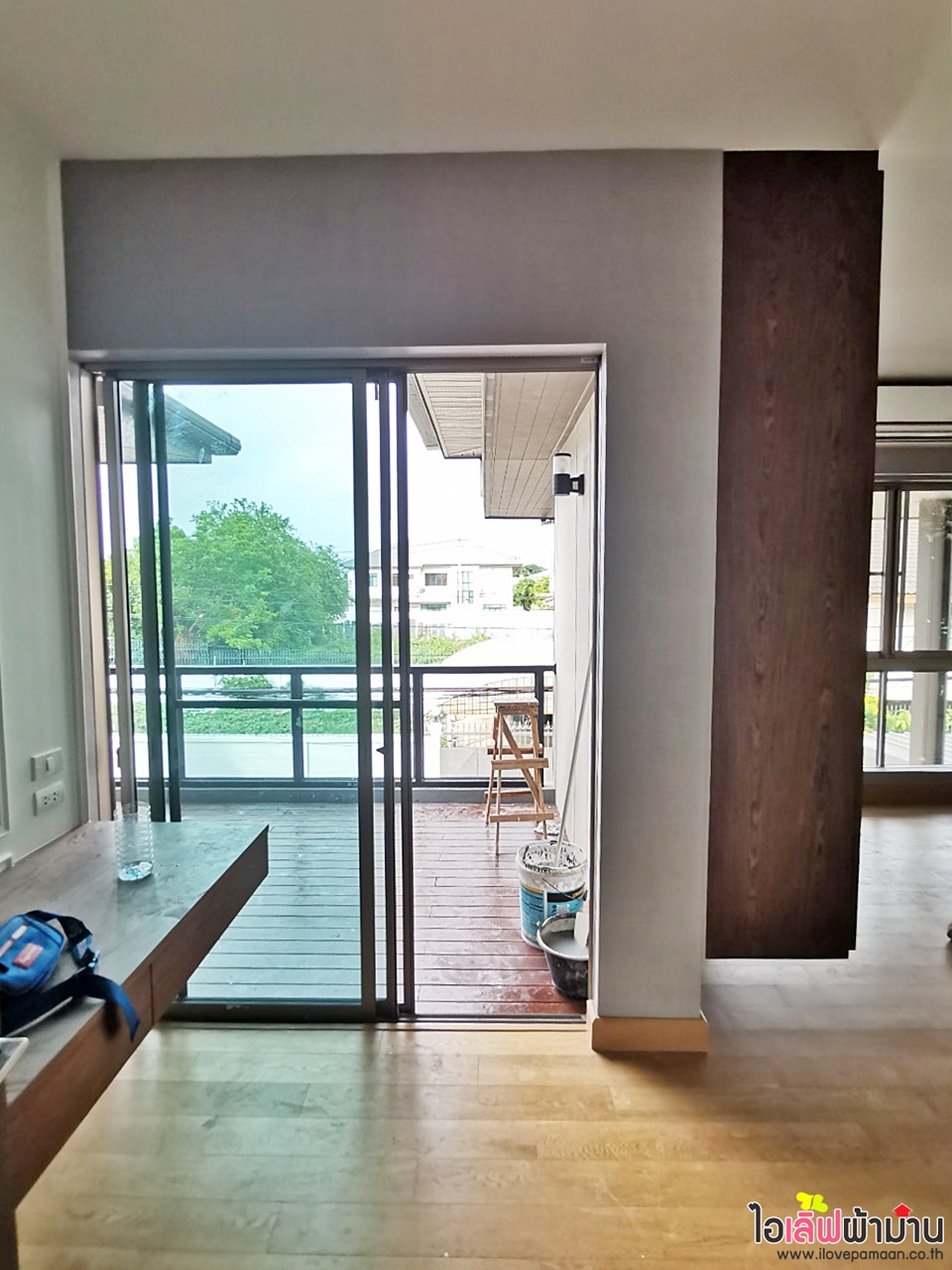 [H504] ผลงานติดตั้ง วอลเปเปอร์และผ้าม่านทั้งหลัง🏡🌳หน้างาน บ้าน SCG ปุณณวิถี 17🏠🌿