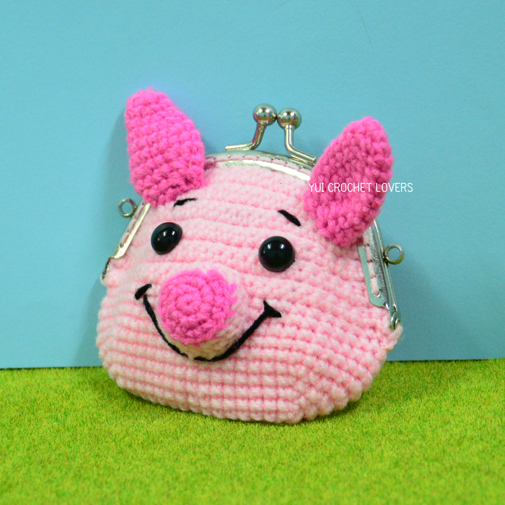 กระเป๋าปิ๊กแป๊กไหมพรมพิกเลต