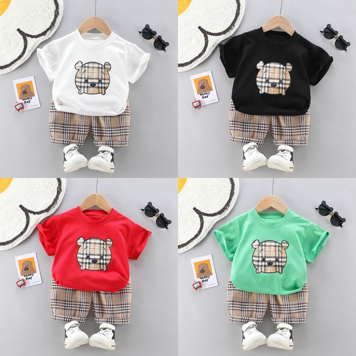 ha1548 เสื้อ+กางเกง size 80-120 จำนวน 5 ตัวต่อแพ็ค