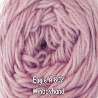 ไหมพรม Eagle สี 802 สีชมพูกะปิ