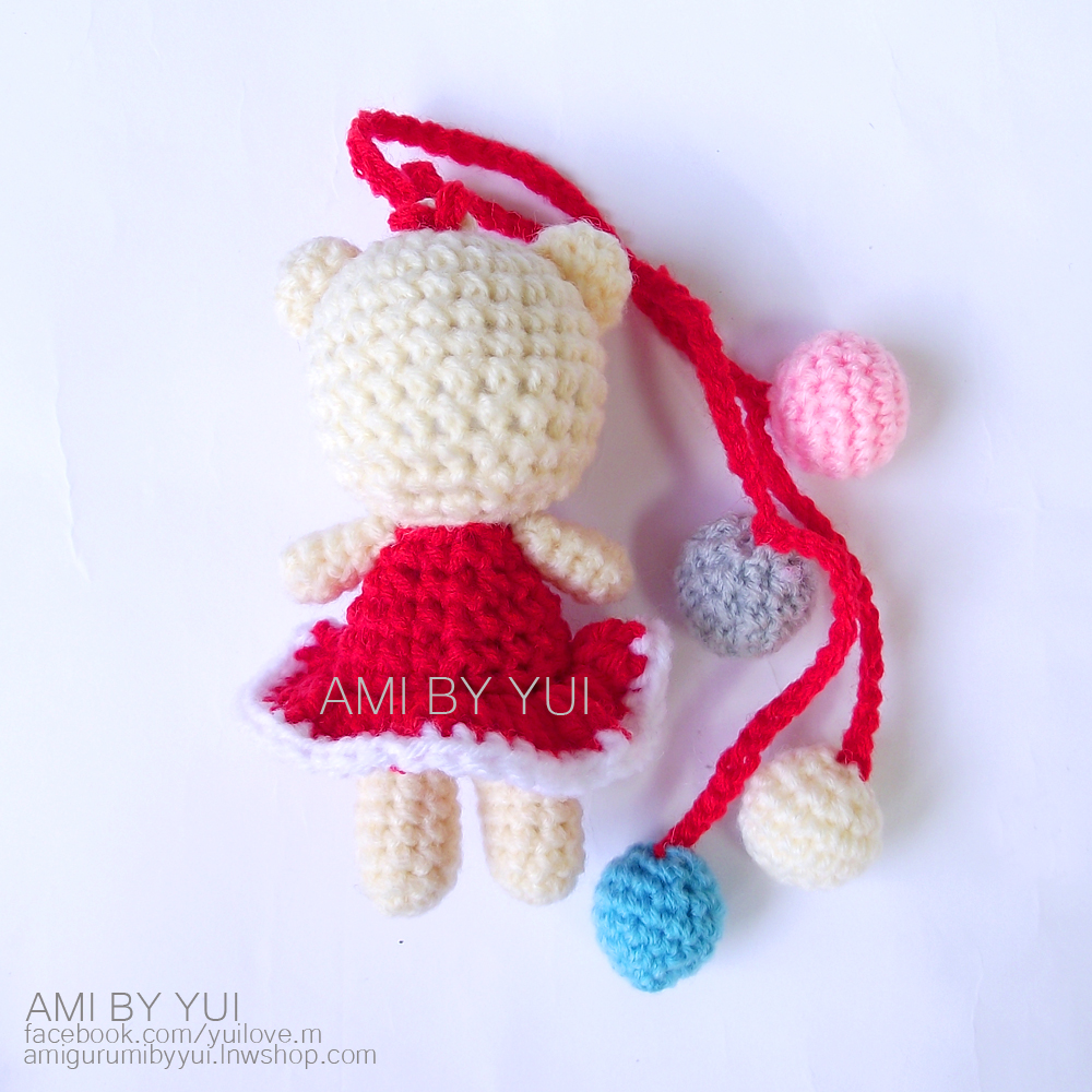 พวงห้อยกระเป๋าหมีใส่กระโปรง