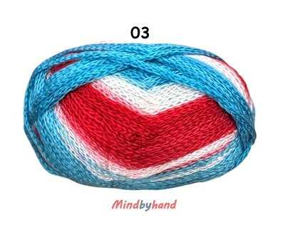 ไหมพรมเรนโบว์ รหัสสี 03