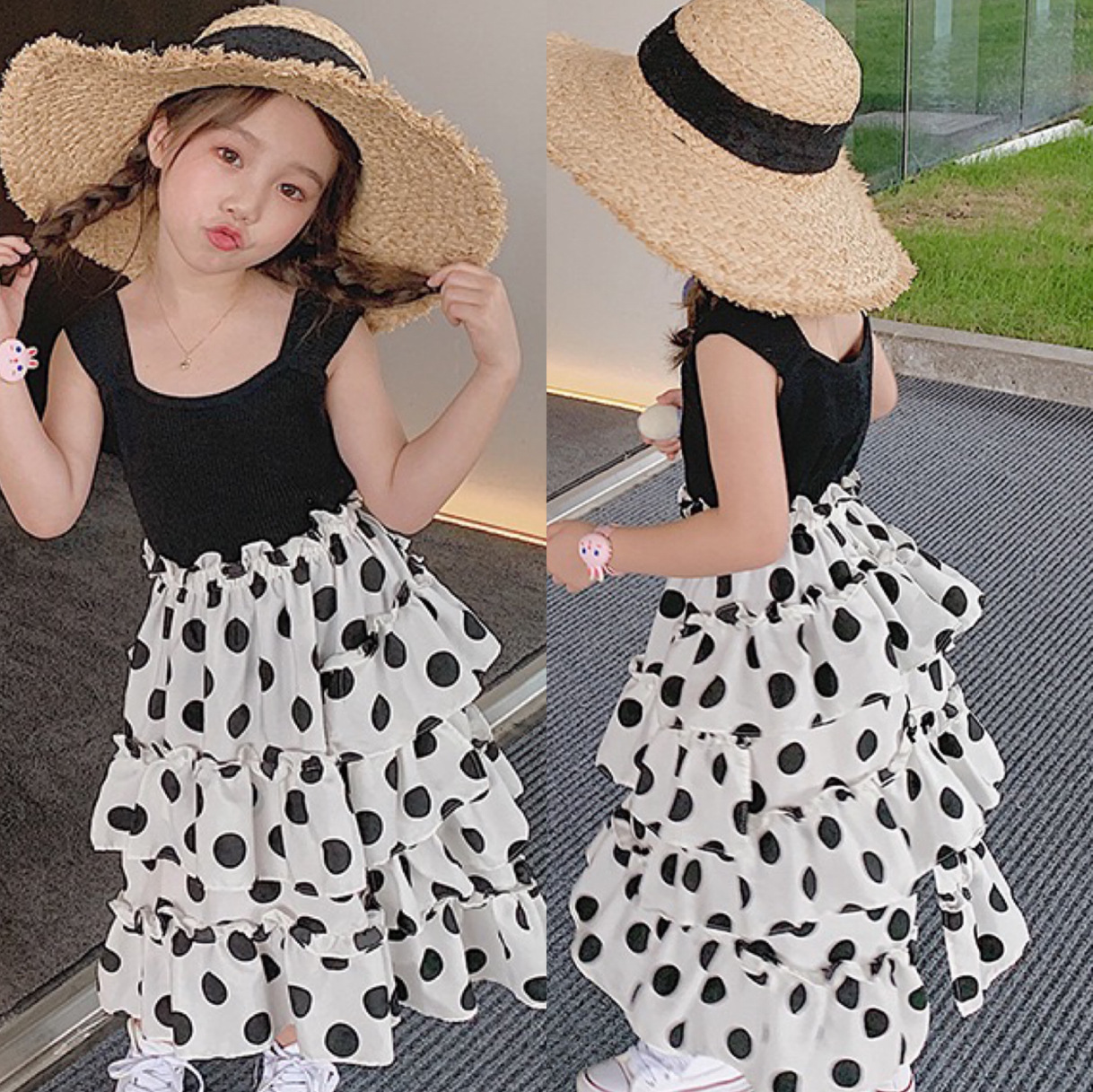 yy04 เดรส size 7-15 5 ชุดต่อแพ็ค (เลือกไซส์ได้ ให้ครบแพ็ค)
