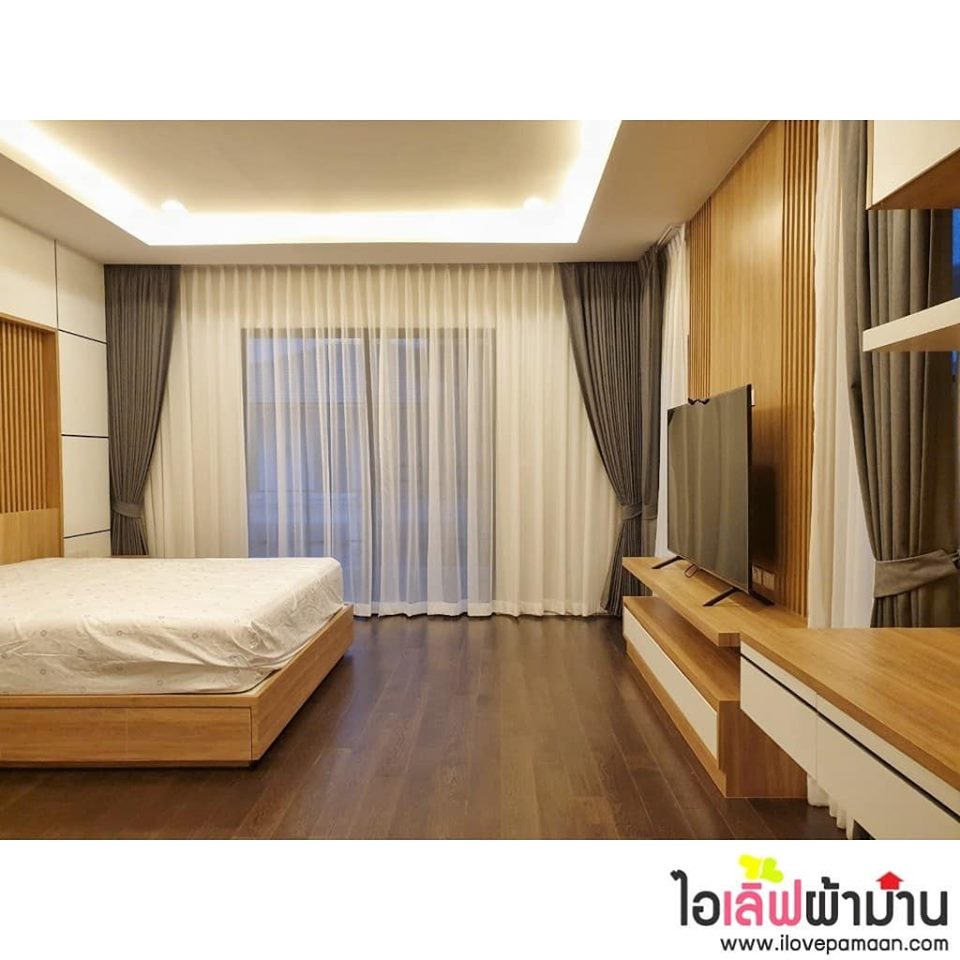 [H442] เศรษฐสิริ แจ้งวัฒนะ-ประชาชื่น บ้านสวยขนาดนี้ ทำผ้าม่านทั้งทีก็ต้องให้ดูดี คุ้มค่านะคะ เราจัดให้ครบเลยค่ะ ผ้าม่าน มู่ลี่ไม้ วอลเปเปอร์