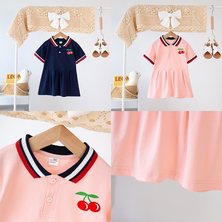 ha1748 เดรส size 80-130 จำนวน 6 ตัวต่อแพ็ค