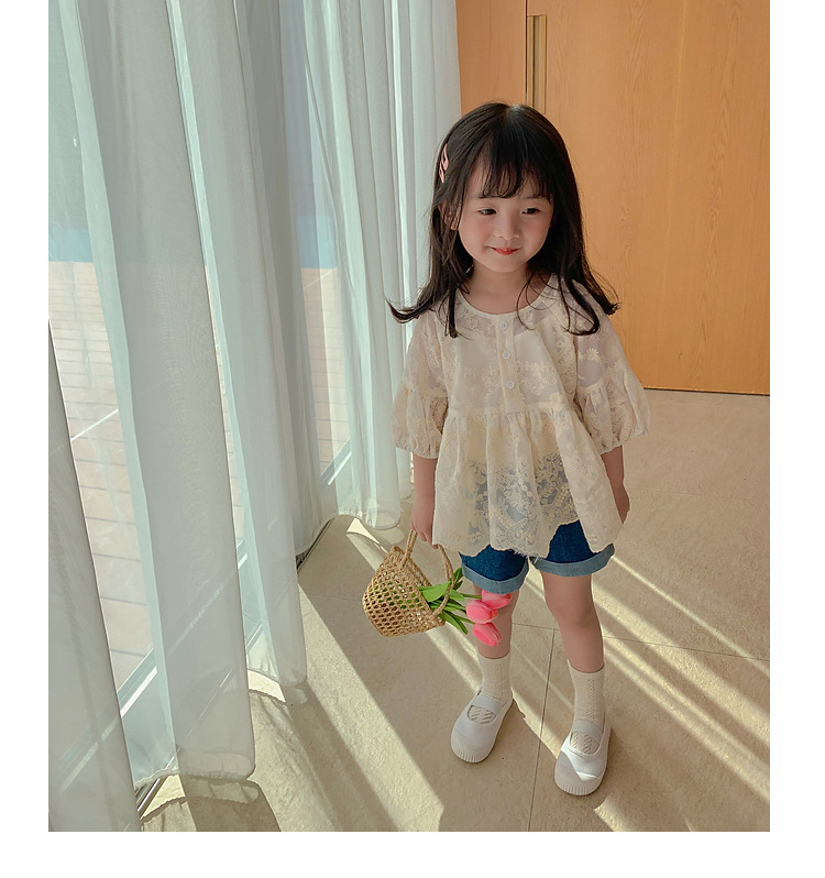 yy68 เสื้อลูกไม้ size 7-15 5 ชุดต่อแพ็ค (เลือกไซส์ได้ ให้ครบแพ็ค)